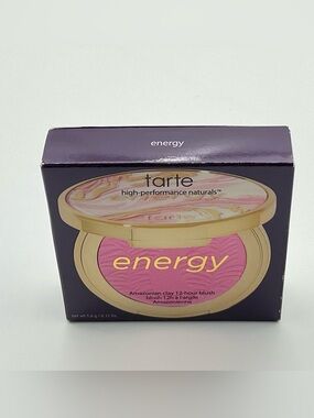 Tarte Amazonian clay 12-hour blush in energy NIB
